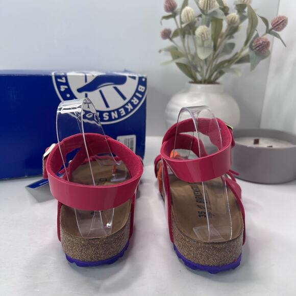 Birkenstock Yara Sandal Tropical Orange Pink Regular 1004054 Women 4 EU/35 NWB - Picture 5 of 10